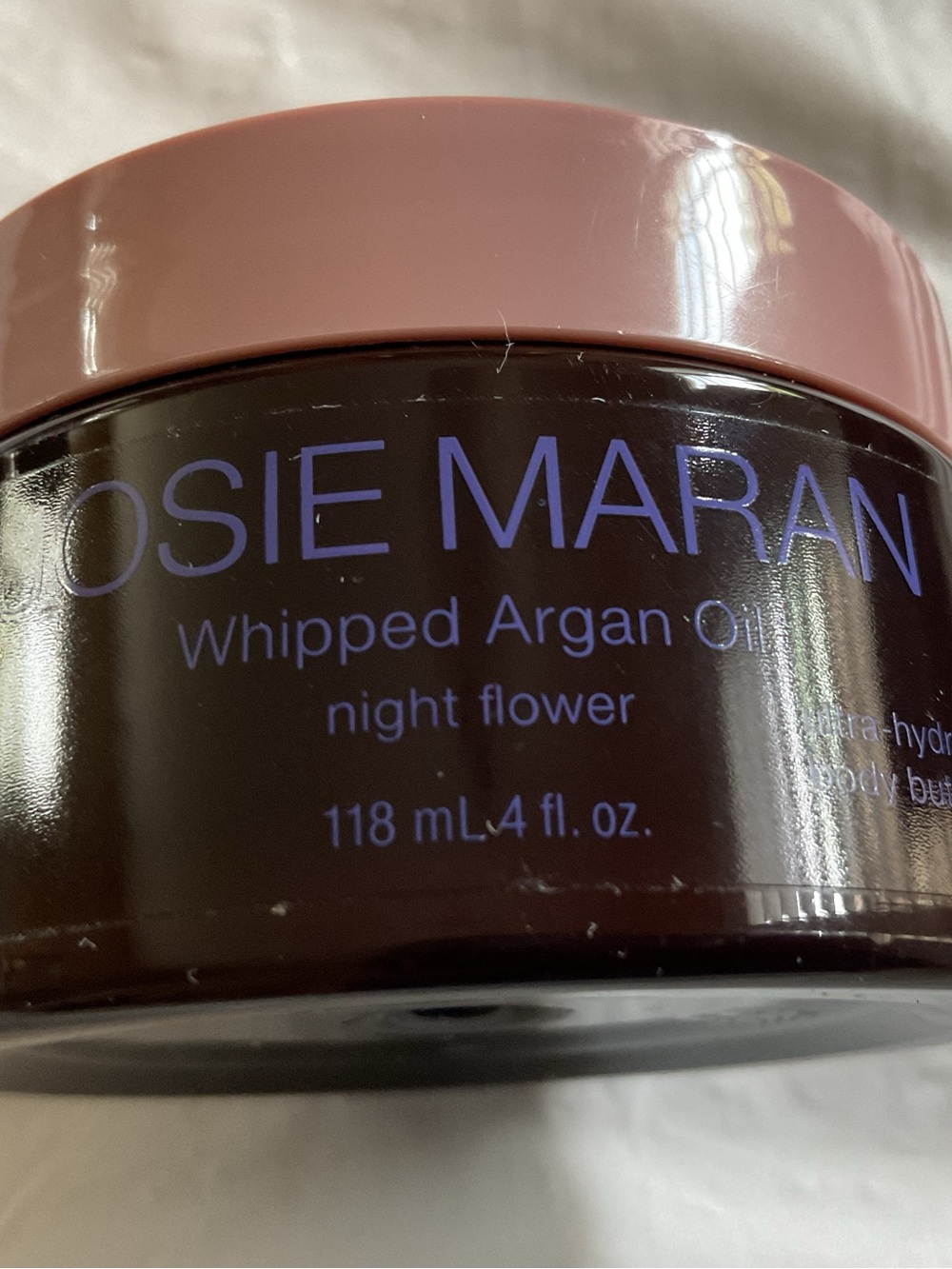 Josie Maran Whipped Argan Oil Ultra-Hydrating Body Butter 4oz Night Flower- New